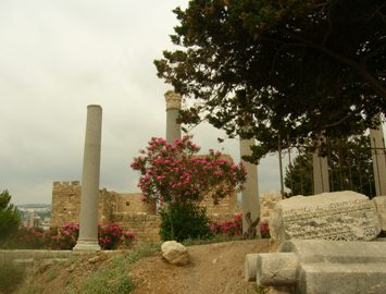 This photo of archaeological antiquities at the site of Byblos ... now known as Jebeil ... near Beirut in Lebanon was taken by Edith Hdz from Cancun, Mexico.  Byblos was founded by the Phoenicians (who called it Gebal) around 5000 B.C. and is believed to be the oldest continuously inhabited city in the world.  The Greeks imported their papyrus from Gebal and bestowed the name Byblos on the city.  It is from Byblos (which means papyrus) that we get the word "Bible" or "the papyrus book".  